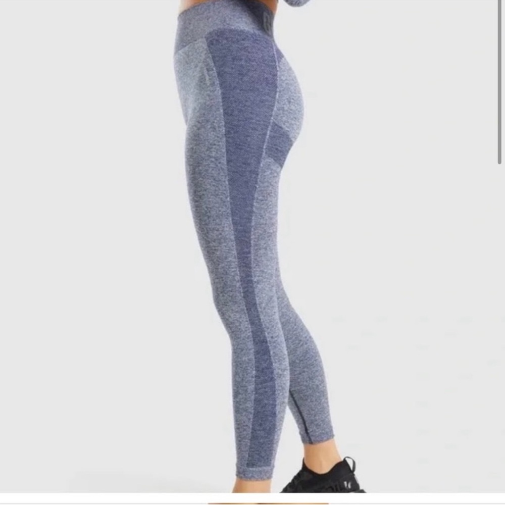 Gymshark Blue High-Waisted Leggings new